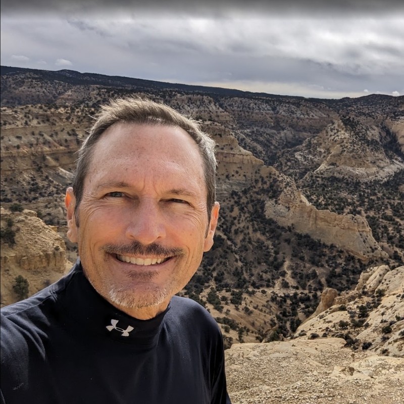 Jeff Kurzner on the trail — founder of Mindshaft LLC